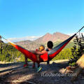 Hammock da campeggio portatile con cinturino e carabinatore